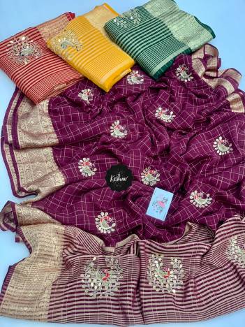 Mj Vol 4 By Sagar Impex Designer Handwork Saree Collection